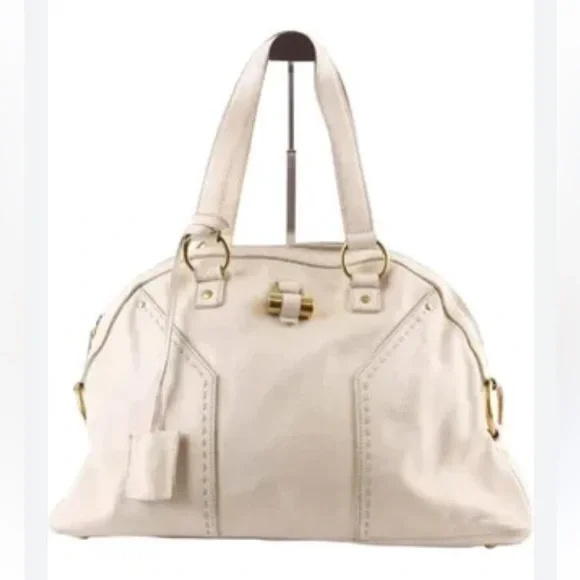 YSL Authentic Vintage Muse Large Leather Bag. MA100